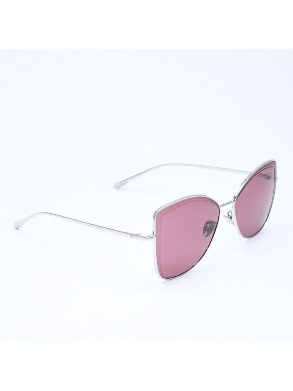 Chanel Sunglasses Eyewear CC Logo Silver Wine